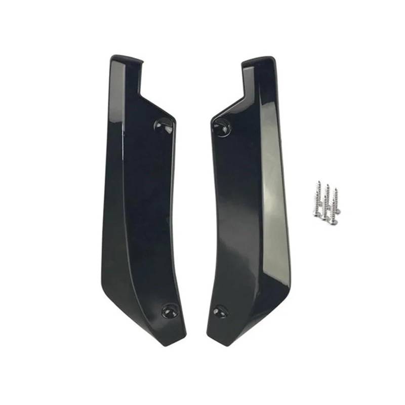 Spoiler Wing Universal Für VW Für Golf 5 6 7 Für GTI Mk7 Zubehör Auto Heckstoßstange Diffusor Splitter Kratzschutz Heckspoiler(Schwarz) von SIMBAE