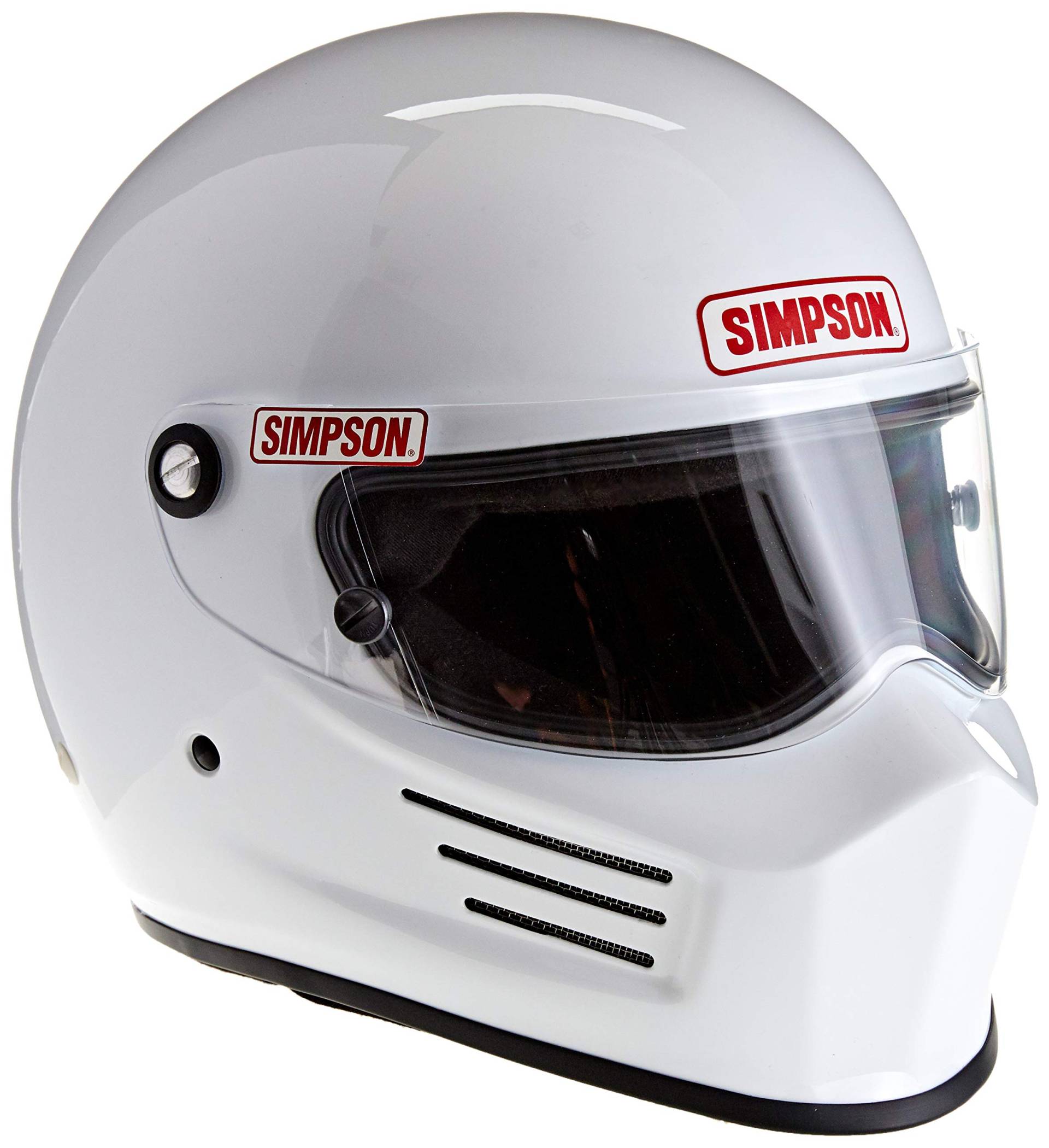 Simpson 6200031-F Bandit Helm 2015, Weiß, Große von SIMPSON