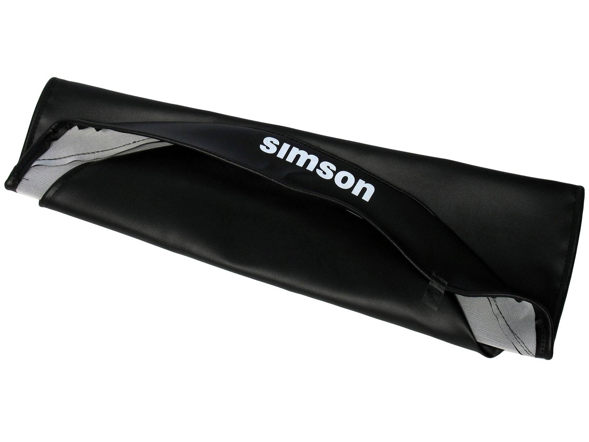 SIMSON Sitzbezug glatt, schwarz mit SIMSON-Schriftzug - Simson S53, S83, SR50, SR80 von Unbekannt