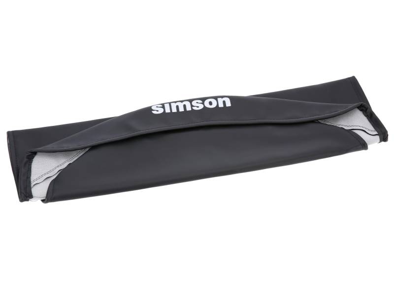 Unbekannt Simson Sitzbezug glatt, schwarz mit Simson-Schriftzug - Simson S53, S83, SR50, SR80 von Unbekannt