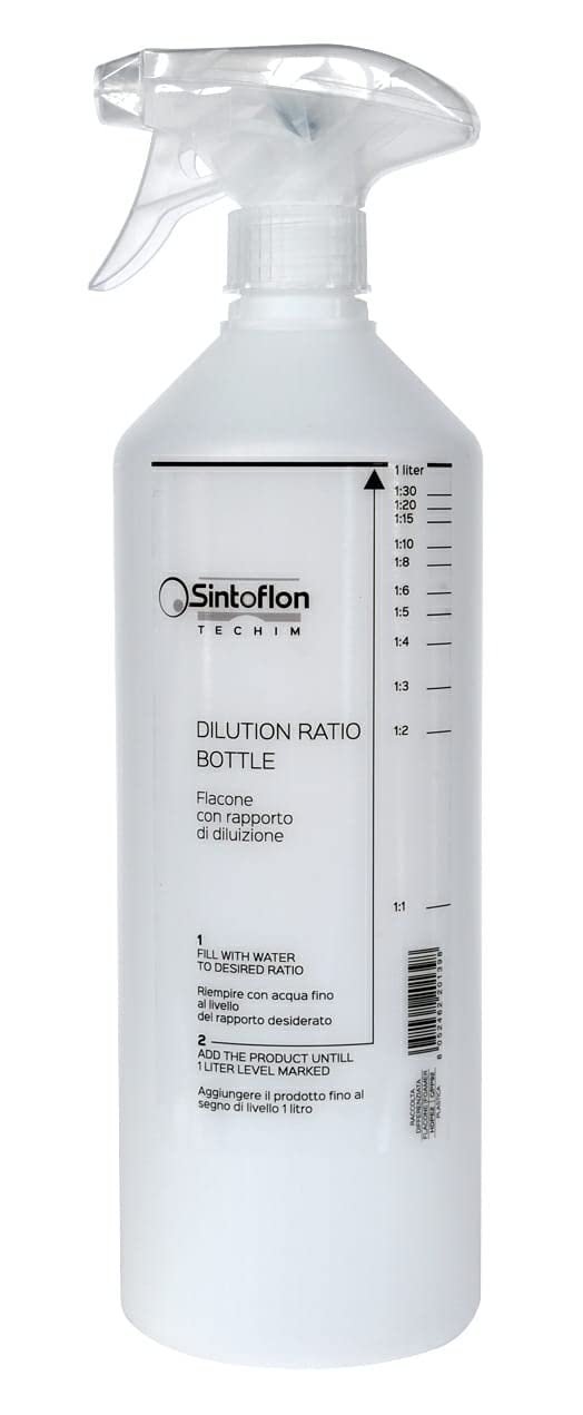 SINTOFLON Flasche mit Verdünnungsverhältnis - Dilution Ratio Bottle 1 l von SINTOFLON