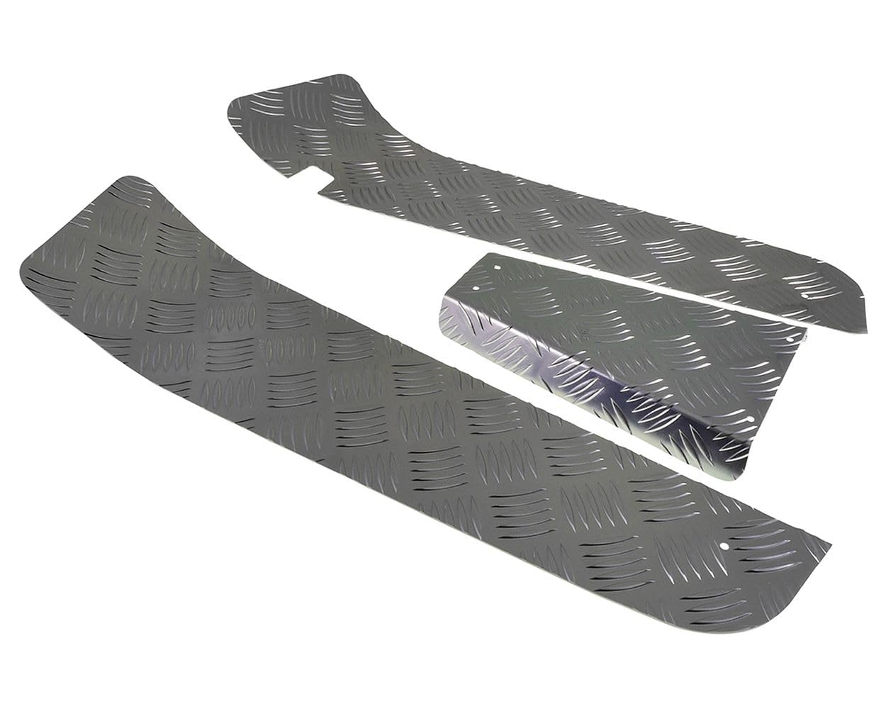 Riffelblechsatz SIP für Vespa PX80-200/PE/Lusso/`98/My/`11 /T5 passt auch für Vespa 125 VNA -TS/150 VBA-T4/160 GS/180 SS/Rally, Aluminium, 3-teilig Riffelblechsatz SIP für Vespa PX80-200/PE/Lusso/`98/My/`11 /T5 passt auch für Vespa 125 VNA -TS/150 VBA-T4/160 GS/180 SS/Rally, Aluminium, 3-teilig von SIP Style