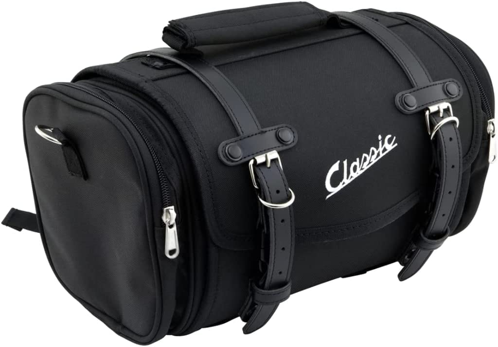 SIP Tasche/Koffer klein, für Gepäckträger, 330x190x180mm, ca. 10 Liter, Classic Roller, wasserabweisenden Nylon, inklusive Zahlenschloss und wasserdichter Regenhülle von SIP