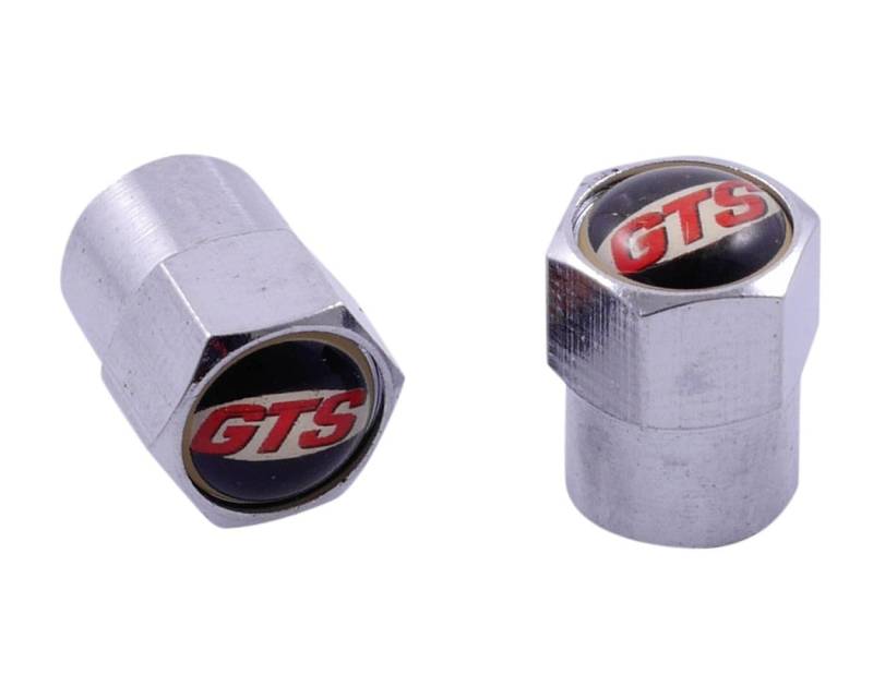 SIP Ventilkappe, 2 Stück Silber Metall für Vespa GTS Super Sport i.e. 300 ZAPM45200 4T LC 10- Motorradzubehör von SIP