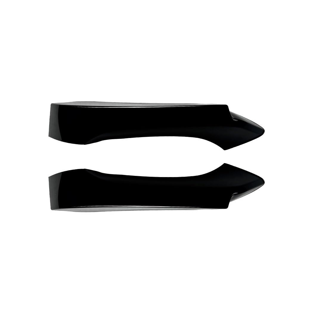 Auto Frontstoßstange Frontspoiler Für 1er F20 F21 Für LCI 2015-2019 Für MP Frontstoßstange Lip Splitter Diffusor Body Kit Spoiler Stoßstangenschutz Zubehör(Gloss Black Splitter) von SISAWUEU