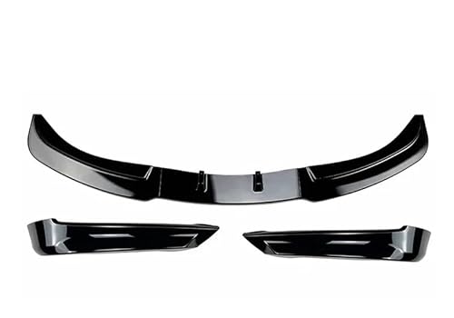 Auto Frontstoßstange Frontspoiler Für 3er E90 E91 Für 320i Für 325i 2005-2008 Auto Frontstoßstange Lip Splitter Diffusor Body Kit Spoiler Stoßstange Schutzfolie(Gloss Black A B) von SISAWUEU