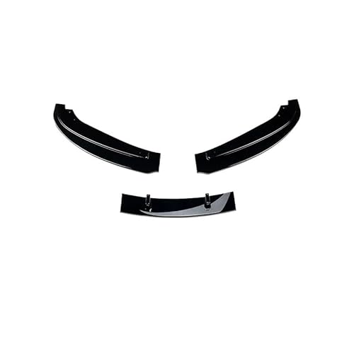 Auto Frontstoßstange Frontspoiler Für 3er E90 E91 Für LCI Für Facelift 325i 330i 2007-2012 Tuning Schwarz Frontspoilerlippe Untere Schutzleiste Splitter Board(Gloss Black) von SISAWUEU