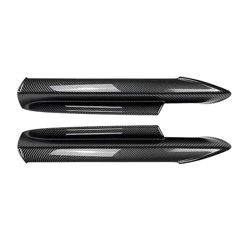 Auto Frontstoßstange Frontspoiler Für 3er E90 E91 Für M-Tech Für Limousine Für 320i Für 330i 2005-2008 Frontstoßstangensplitter Lippe Autodiffusor Splitter Spoiler Body Kit(Fiber) von SISAWUEU