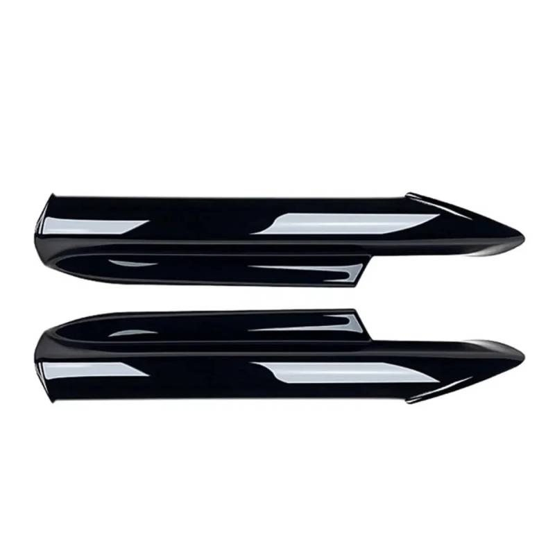 Auto Frontstoßstange Frontspoiler Für 3er E90 E91 Für M-Tech Für Limousine Für 320i Für 330i 2005-2008 Frontstoßstangensplitter Lippe Autodiffusor Splitter Spoiler Body Kit(Glossy Black) von SISAWUEU