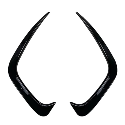 Auto Frontstoßstange Frontspoiler Für 3er G20 2019 2020 2021 2022 2023 Für 318i Für 320i Für 330i Heckstoßstange Canard Splitter Fin Cover Seitenflügel Spoiler Aufkleber(Gloss Black) von SISAWUEU