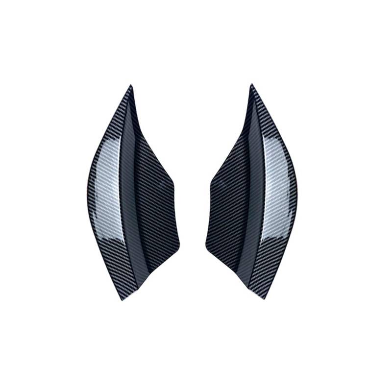 Auto Frontstoßstange Frontspoiler Für Benz Für A Für Klasse W176 Für A180 Für A200 Für A250 2013-2018 2 Teilige Auto Heckstoßstangen Seitensplitter Spoiler Canards Kotflügeldekoration(Fiber) von SISAWUEU
