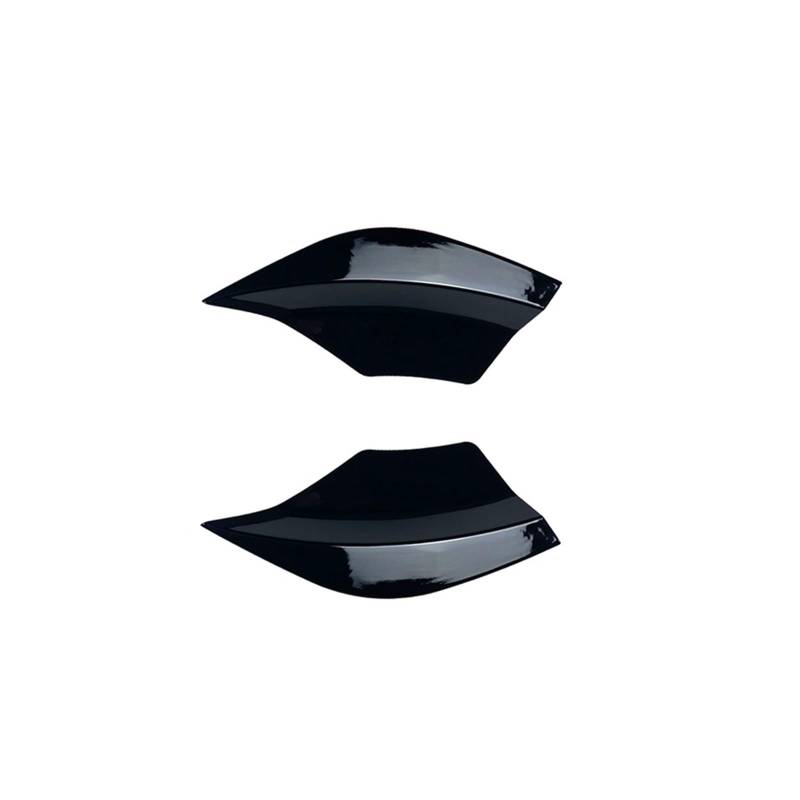 Auto Frontstoßstange Frontspoiler Für Benz Für A Für Klasse W176 Für A180 Für A200 Für A250 2013-2018 2 Teilige Auto Heckstoßstangen Seitensplitter Spoiler Canards Kotflügeldekoration(Gloss Black) von SISAWUEU