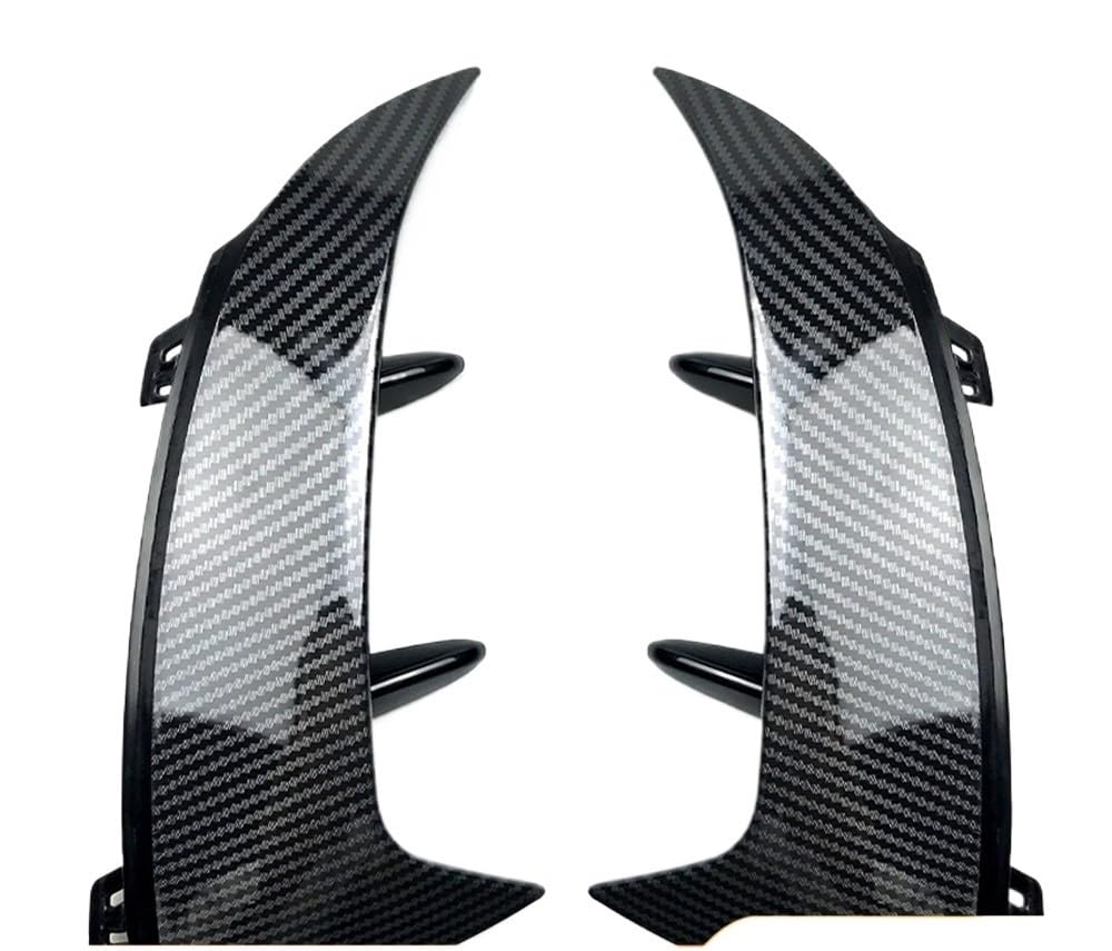 Auto Frontstoßstange Frontspoiler Für Benz Für A Für Klasse W177 Für A180 Für A200 Für A220 Für AMG Für Fließheck 2018-2023 Kotflügel Canard Heckstoßstangenverkleidung Lippenspoiler(Look) von SISAWUEU