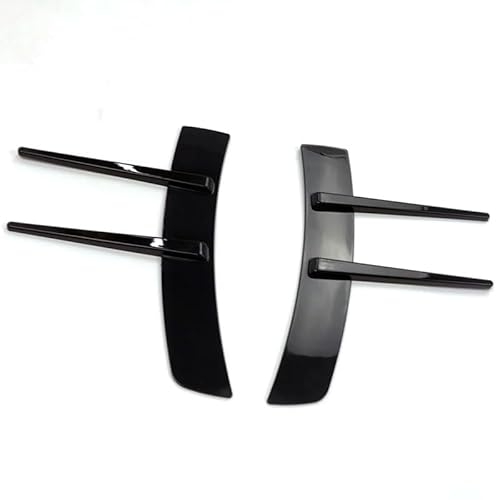 Auto Frontstoßstange Frontspoiler Für Benz Für A-Klasse Für A180 Für A200 Für A220 Lüftungsschlitzverkleidung Spoiler Canards Splitter Auto Styling Zubehör Frontstoßstangenlippe(Black) von SISAWUEU
