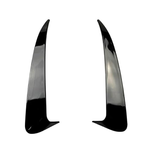 Auto Frontstoßstange Frontspoiler Für Benz Für C Für Klasse W205 Für C43 Für C63 Für AMG 2014-2019 4 Türiges Auto Styling Heckstoßstange Spoiler Seiten Canard Splitter(Glossy Black) von SISAWUEU