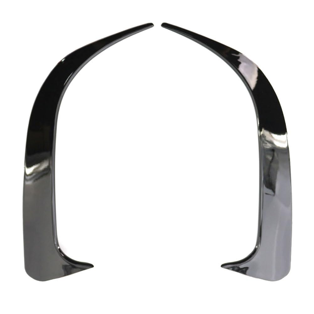 Auto Frontstoßstange Frontspoiler Für Benz Für CLA 45 Für AMG W117 250 200 2014-2018 Schwarz Glänzend ABS Kunststoff Heckspoilerlippe Canards Vents Zubehör(Black) von SISAWUEU