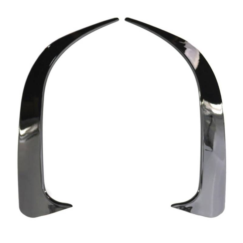 Auto Frontstoßstange Frontspoiler Für Benz Für CLA 45 Für AMG W117 250 200 2014-2018 Schwarz Glänzend ABS Kunststoff Heckspoilerlippe Canards Vents Zubehör(Black) von SISAWUEU