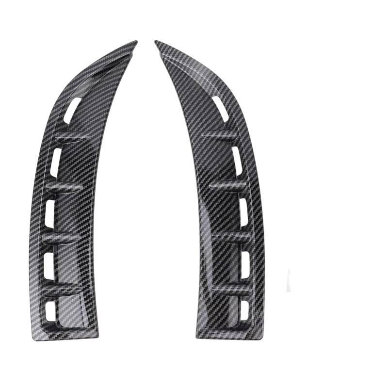 Auto Frontstoßstange Frontspoiler Für Benz Für CLA-Klasse Für C118 Für Amg-Line 2020+ 1 Paar Auto Frontstoßstange Seitenentlüftungsspoiler Links Rechts ABS Faserfarbe von SISAWUEU