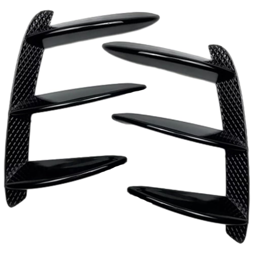 Auto Frontstoßstange Frontspoiler Für Benz W176 Für A160 A180 A200 A250 A260 Für A45 Für AMG Für Fließheck 2013-2018 Paar Auto Heckstoßstange Splitter Spoiler Canard(Glossy Black) von SISAWUEU