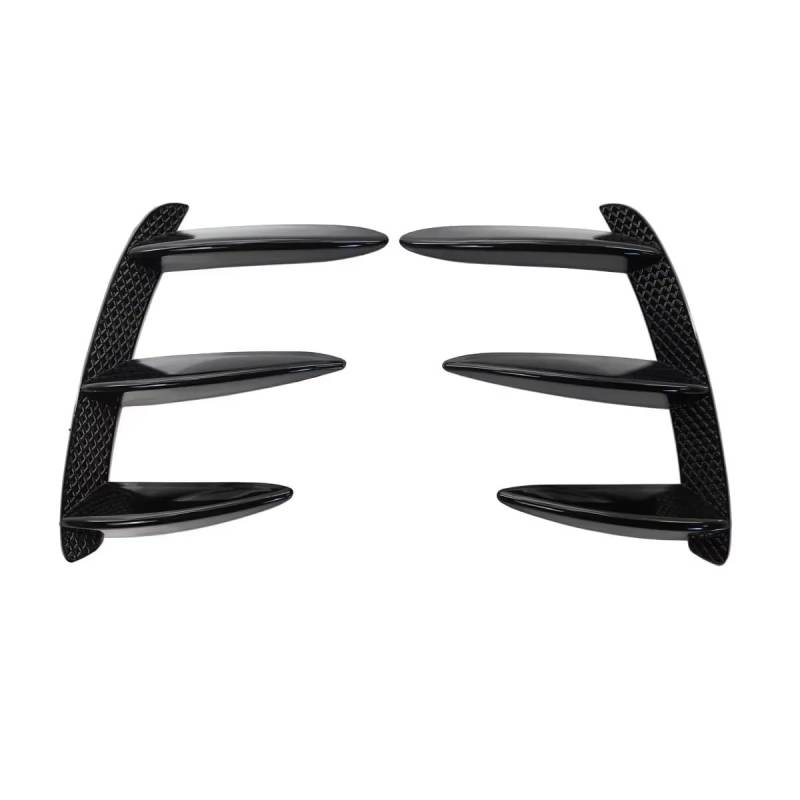 Auto Frontstoßstange Frontspoiler Für Benz W176 Für A200 Für A250 Für A260 Für A45 Für AMG Auto Styling 1 Paar Auto Schwarz Muster Hinten Stoßstange Splitter Spoiler Canard von SISAWUEU