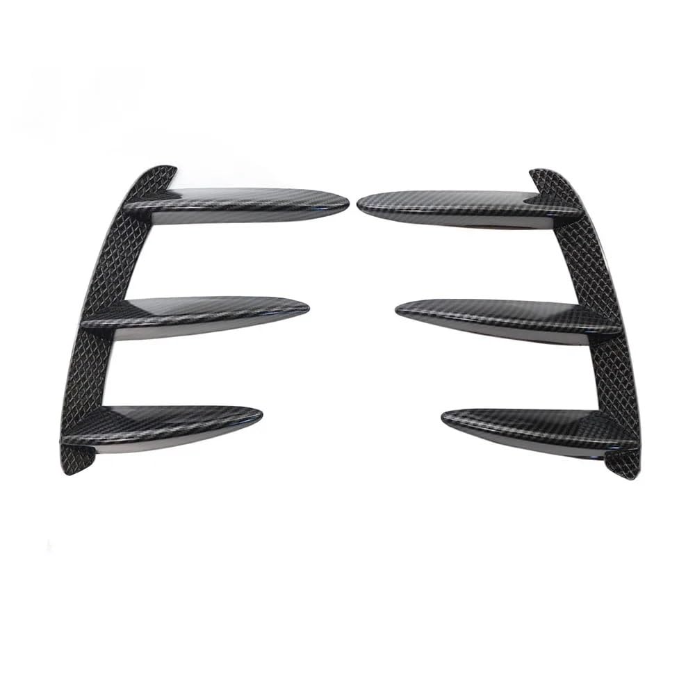 Auto Frontstoßstange Frontspoiler Für Benz W176 Für A200 Für A250 Für A260 Für A45 Für AMG Auto Styling Schwarz Muster Heckstoßstange Splitter Spoiler Canard(Pattern) von SISAWUEU