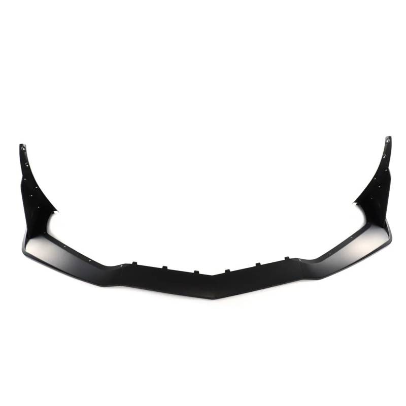 Auto Frontstoßstange Frontspoiler Für Chevrolet Für Corvette Für Zr1 Für C7 2014 2015-2019 Modifiziert Mit Frontstoßstange Lip Winglets Spoiler Splitter Body Kit(Matte Black) von SISAWUEU