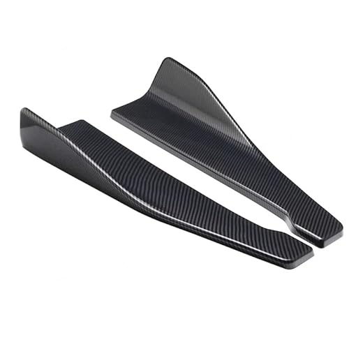 Auto Frontstoßstange Frontspoiler Für E90 Für E46 Für F20 Für F30 Für E39 Für G20 Zubehör Universal Verlängerungsschutz Heckspoiler Diffusor Split 48CM Seitenschweller(Fiber) von SISAWUEU