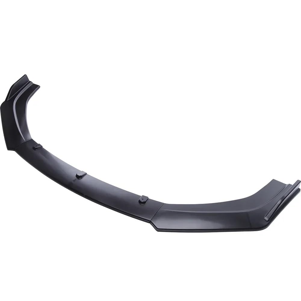 Auto Frontstoßstange Frontspoiler Für F10 Für F20 Für F30 E46 E60 E90 Universal Auto Frontstoßstange Lip Spoiler Protector Stoßstange Splitter Rock Body Kit(Matte Black) von SISAWUEU