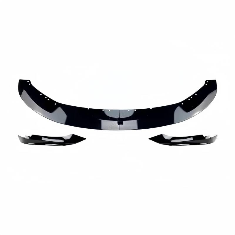 Auto Frontstoßstange Frontspoiler Für F32 F33 F36 4er-Serie Für 420i Für 420d Für 430i Für 430d Für M440i Für Karosserie Für K Frontspoilerlippe(Gloss Black) von SISAWUEU