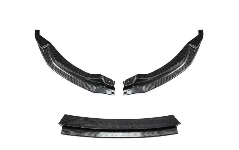 Auto Frontstoßstange Frontspoiler Für M3 F80 Für M4 F82 F83 2015-2020 Autozubehör Unterer Stoßfängerschutz CS Stil Frontstoßstangenlippensplitter Diffusorspoiler(Fiber Look) von SISAWUEU