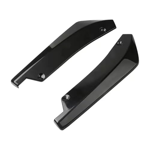 Auto Frontstoßstange Frontspoiler Für Nissan 350Z 370Z Für Coupé Für Altima Für GT-R Universal Side Spoiler Diffusor Canards Zubehör Heckstoßstange Lip Wrap Splitter Schürze(Black) von SISAWUEU