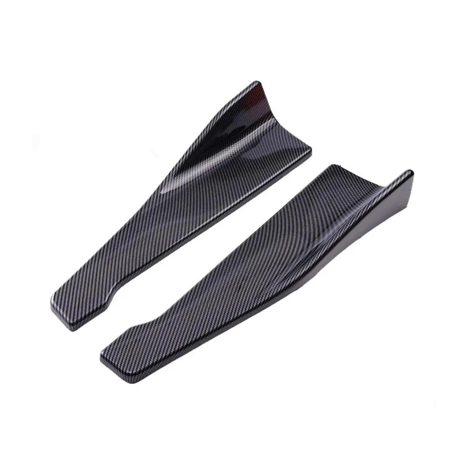 Auto Frontstoßstange Frontspoiler Für Peugeot 206 307 407 301 2pcs Universal Auto Vorne Hinten Stoßstange Streifen Lip Spoiler Diffusor Splitter Auto Spoiler Zubehör(Style2) von SISAWUEU