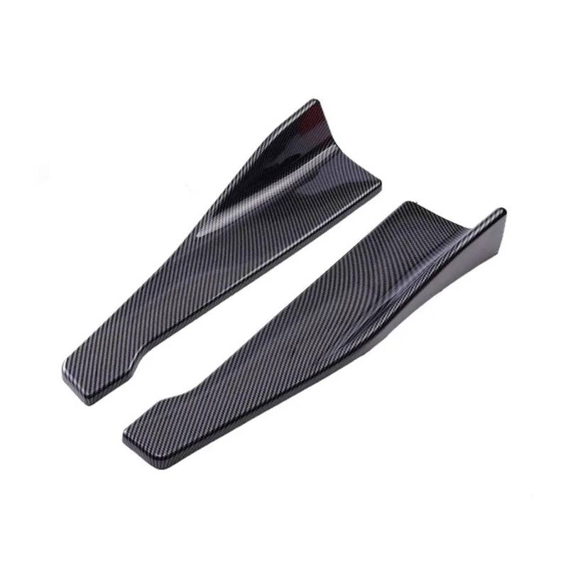 Auto Frontstoßstange Frontspoiler Für Peugeot 206 307 407 301 2pcs Universal Auto Vorne Hinten Stoßstange Streifen Lip Spoiler Diffusor Splitter Auto Spoiler Zubehör(Style2) von SISAWUEU