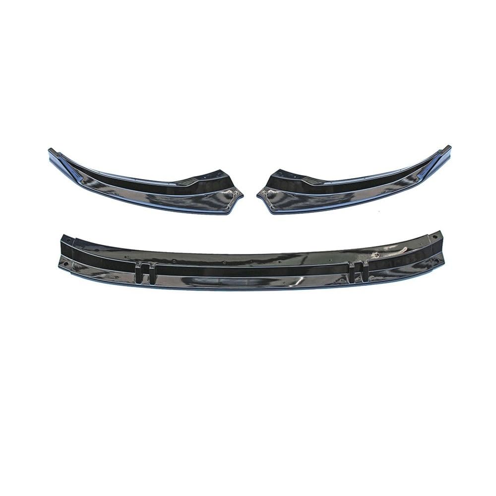Auto Frontstoßstange Frontspoiler Für S3 Für A3 Für 8Y 2020-2021 Frontdiffusor Diffusor ABS Glanz Schwarz Frontstoßstange Lip Body Kit Autozubehör(Gloss Black) von SISAWUEU