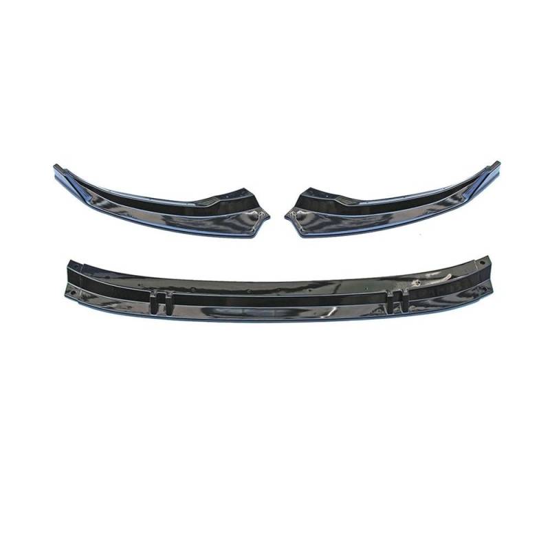 Auto Frontstoßstange Frontspoiler Für S3 Für A3 Für 8Y 2020-2021 Frontdiffusor Diffusor ABS Glanz Schwarz Frontstoßstange Lip Body Kit Autozubehör(Gloss Black) von SISAWUEU