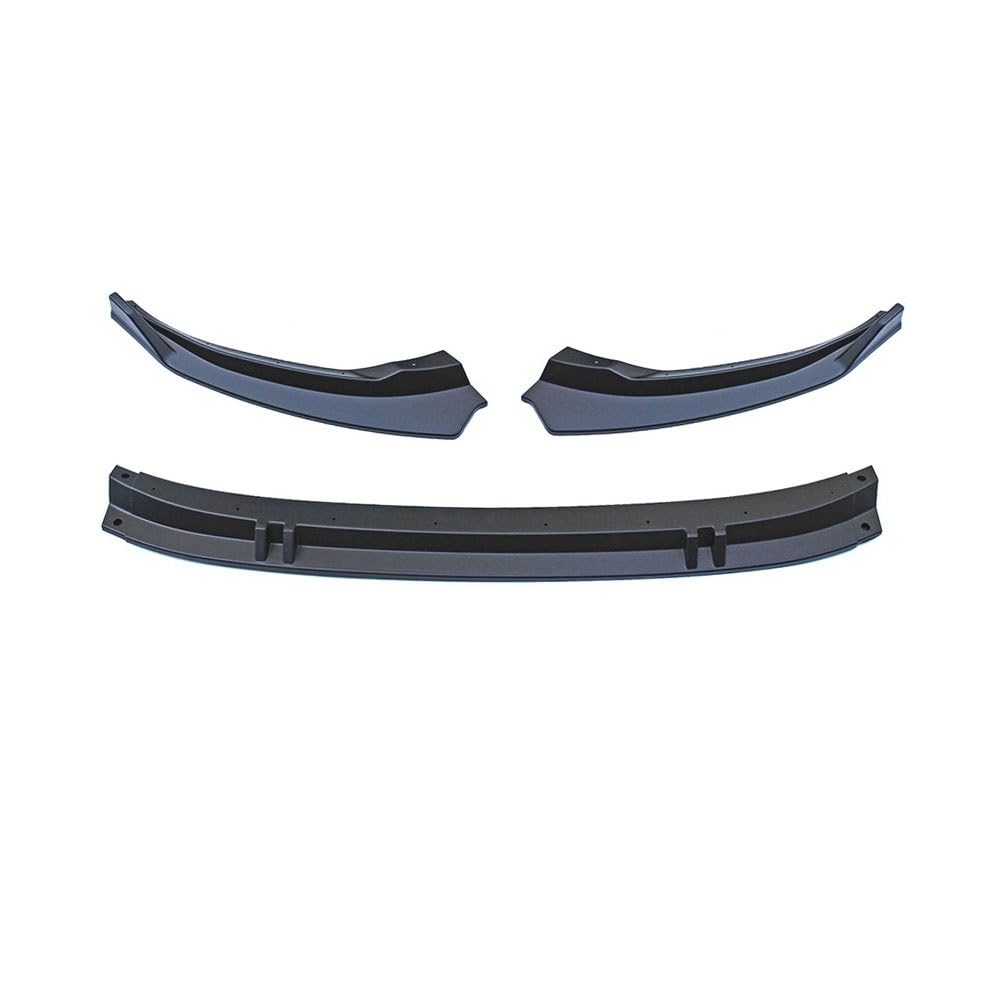 Auto Frontstoßstange Frontspoiler Für S3 Für A3 Für 8Y 2020-2021 Frontdiffusor Diffusor ABS Glanz Schwarz Frontstoßstange Lip Body Kit Autozubehör(MATT Black) von SISAWUEU