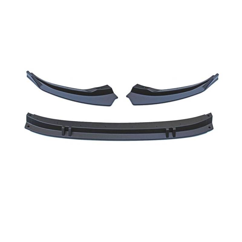 Auto Frontstoßstange Frontspoiler Für S3 Für A3 Für 8Y 2020-2021 Frontdiffusor Diffusor ABS Glanz Schwarz Frontstoßstange Lip Body Kit Autozubehör(MATT Black) von SISAWUEU