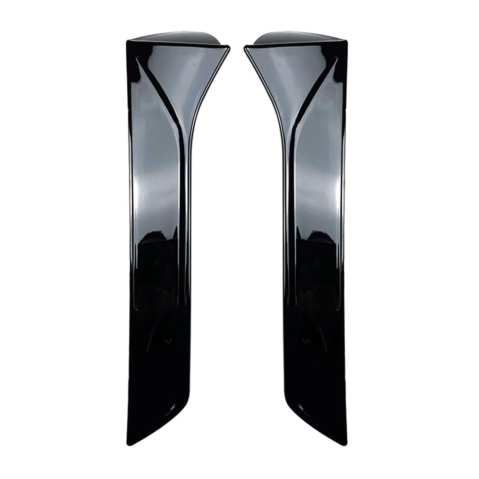 Auto Frontstoßstange Frontspoiler Für Seat Für Leon Für 5F Für FR 2 Stück Autofenster Seitenspoiler Vertikaler Splitterfenster Seitenspoilerflügel Ersetzt Canard(Gloss Black) von SISAWUEU