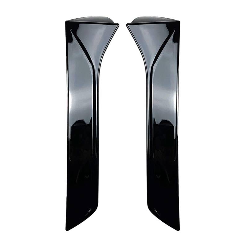 Auto Frontstoßstange Frontspoiler Für Seat Für Leon Für 5F Für FR 2 Stück Autofenster Seitenspoiler Vertikaler Splitterfenster Seitenspoilerflügel Ersetzt Canard(Gloss Black) von SISAWUEU