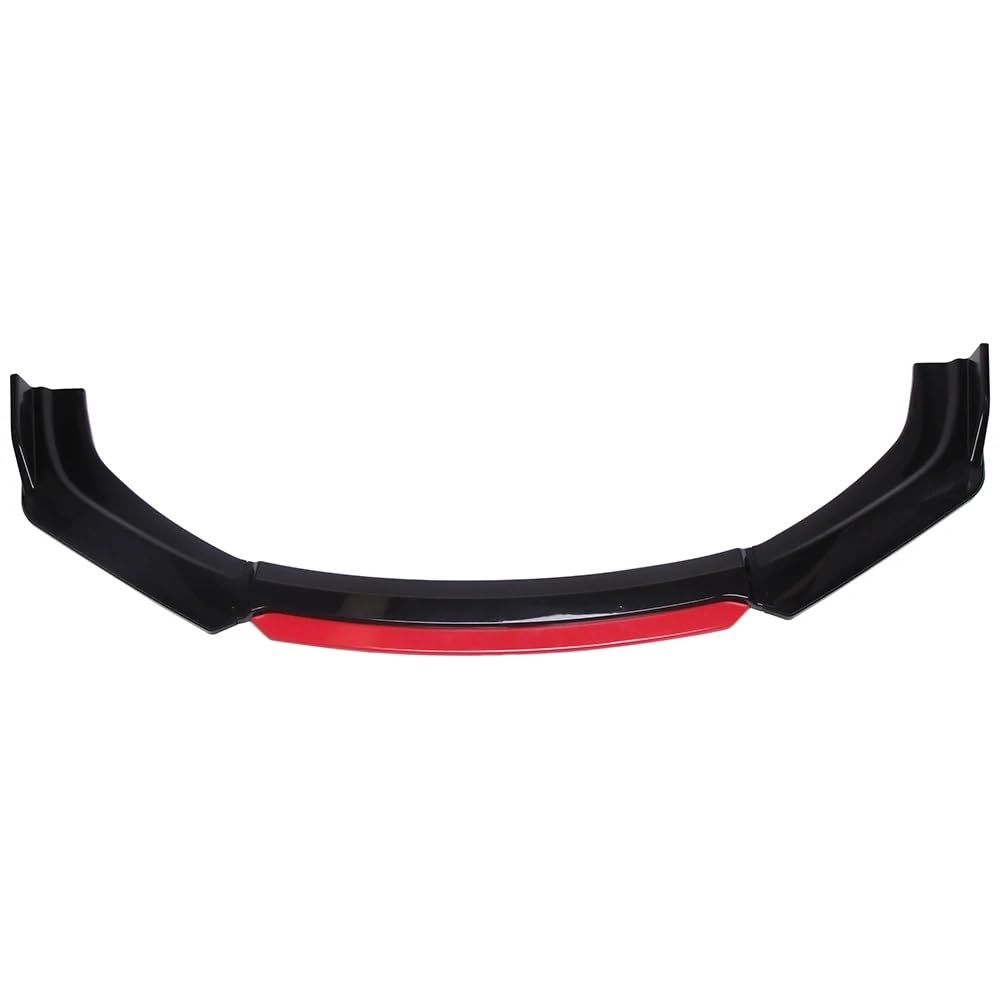 Auto Frontstoßstange Frontspoiler Für Subaru Für WRX Für STI 4 Stücke Auto Front Stoßstange Lip Kit Spoiler Splitter Diffusor Canard Auto Ersatz Teile Zubehör(Gloss Black and Red) von SISAWUEU