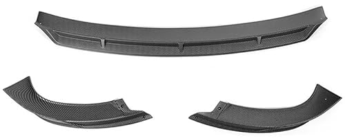 Auto Frontstoßstange Frontspoiler Für Tesla Für Modell Für Y 3 Teile/Satz Auto Vorderen Stoßfänger Abdeckung Lip Body Kit Splitter Diffusor Stoßstange Dekorative Shell Fit(Matte Fiber) von SISAWUEU