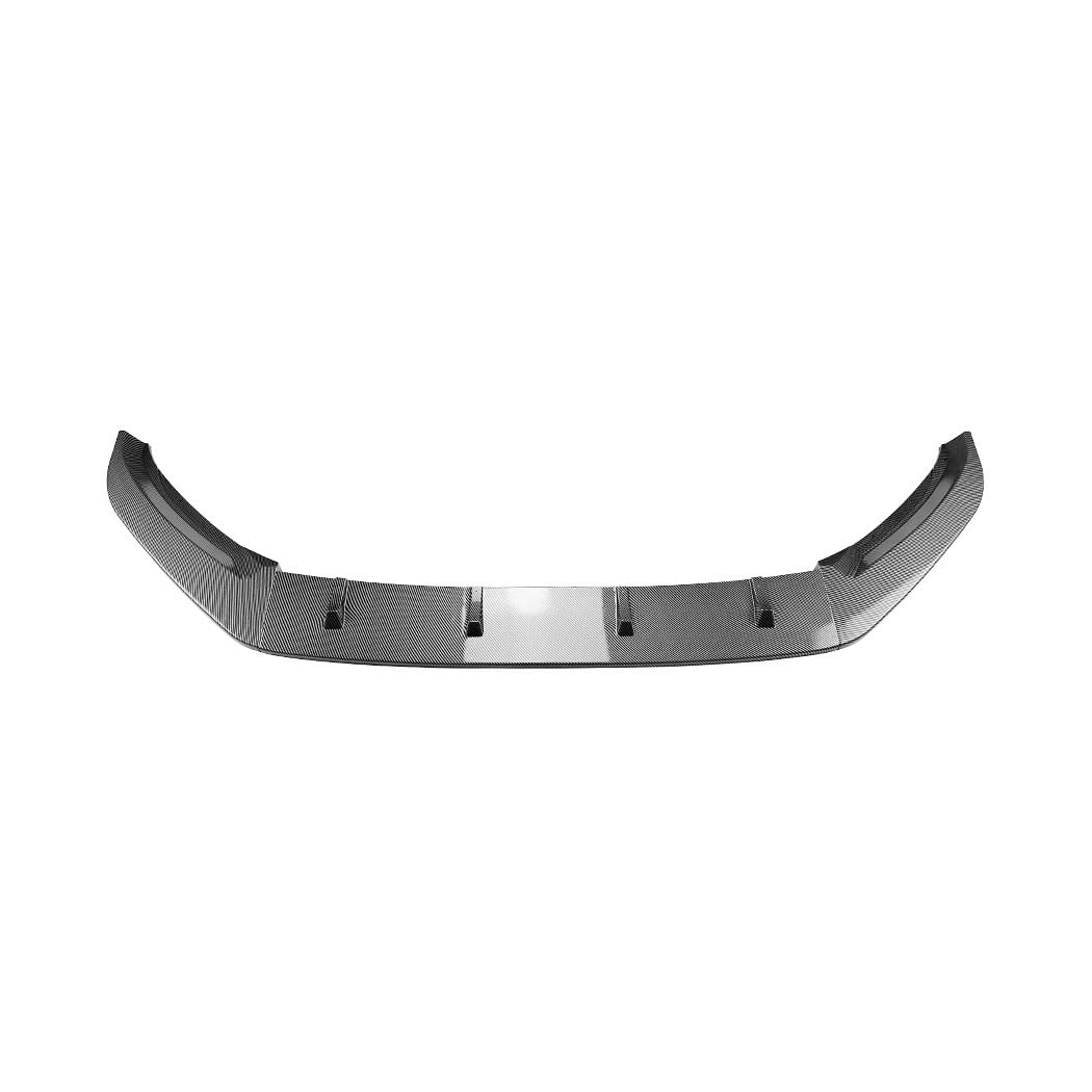 Auto Frontstoßstange Frontspoiler Für VW Für Passat Für B8 2017 2018 2019 Glänzend Schwarz Auto Front Stoßstange Lip Spoiler Splitter Body Kit Schürzen Abdeckung Schutz Trim(Fiber Look) von SISAWUEU