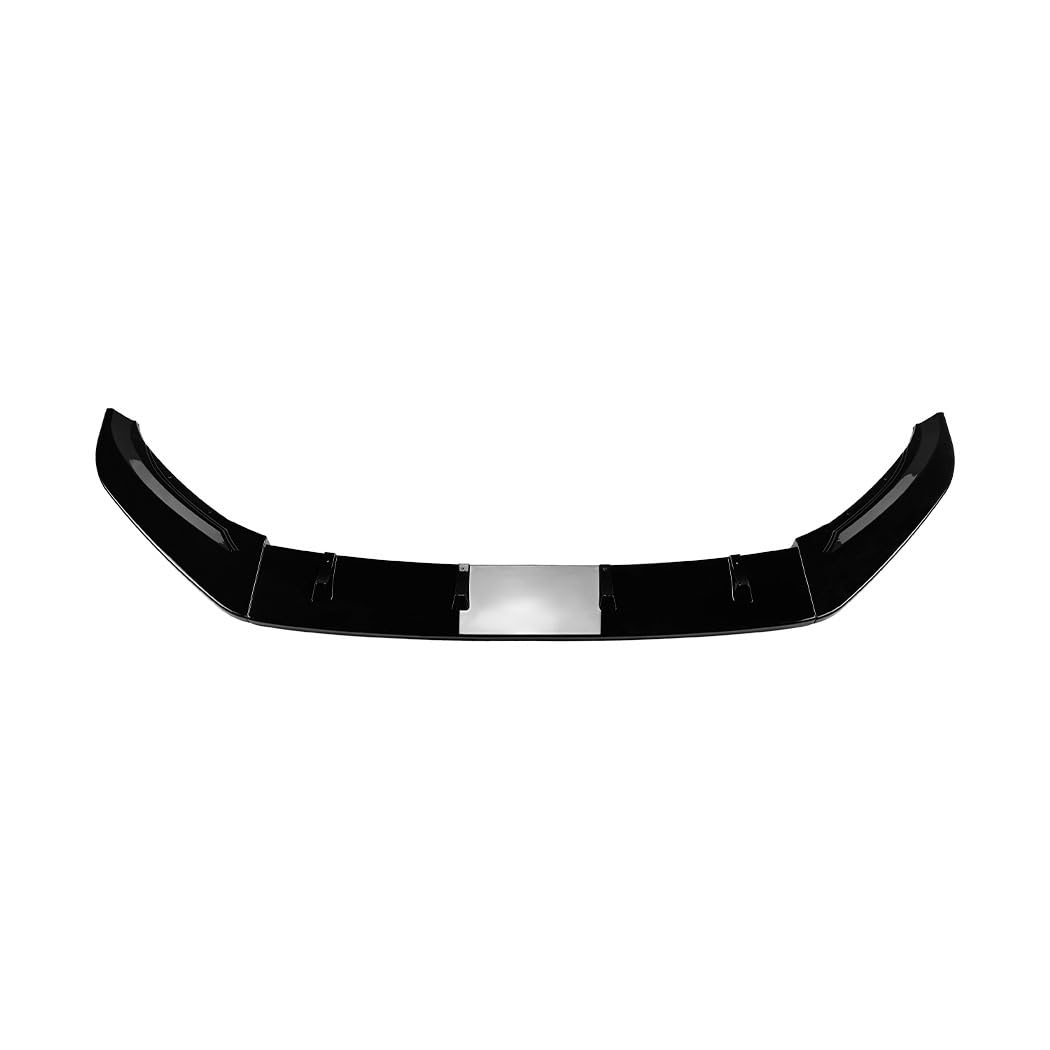 Auto Frontstoßstange Frontspoiler Für VW Für Passat Für B8 2017 2018 2019 Glänzend Schwarz Auto Front Stoßstange Lip Spoiler Splitter Body Kit Schürzen Abdeckung Schutz Trim(Glossy Black) von SISAWUEU