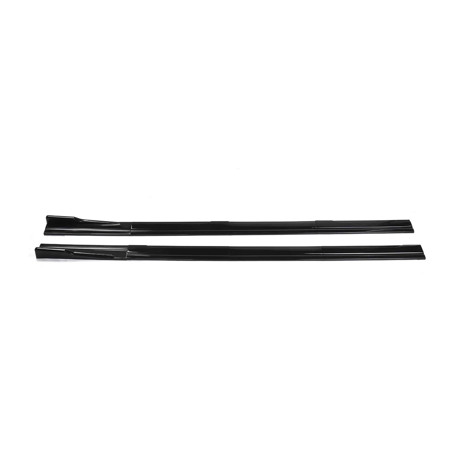 Auto Frontstoßstange Frontspoiler Für VW Für Passat Für Für Polo Für Mk5 Für Mk6 Für Mk7 Für Jetta Universal Seitenschweller Autos 2.2 M Winglet Splitter Lippen Seitenspoiler(Glossy Black) von SISAWUEU