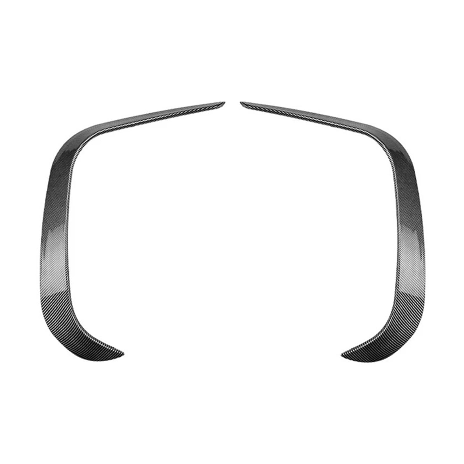 Auto Frontstoßstange Frontspoiler Für VW Für Tiguan Für MK3 2024+ Auto Frontstoßstange Lip Splitter Spoiler Nebelscheinwerfer Canard Trim Auto Spoiler Zubehör(Fiber Pattern) von SISAWUEU