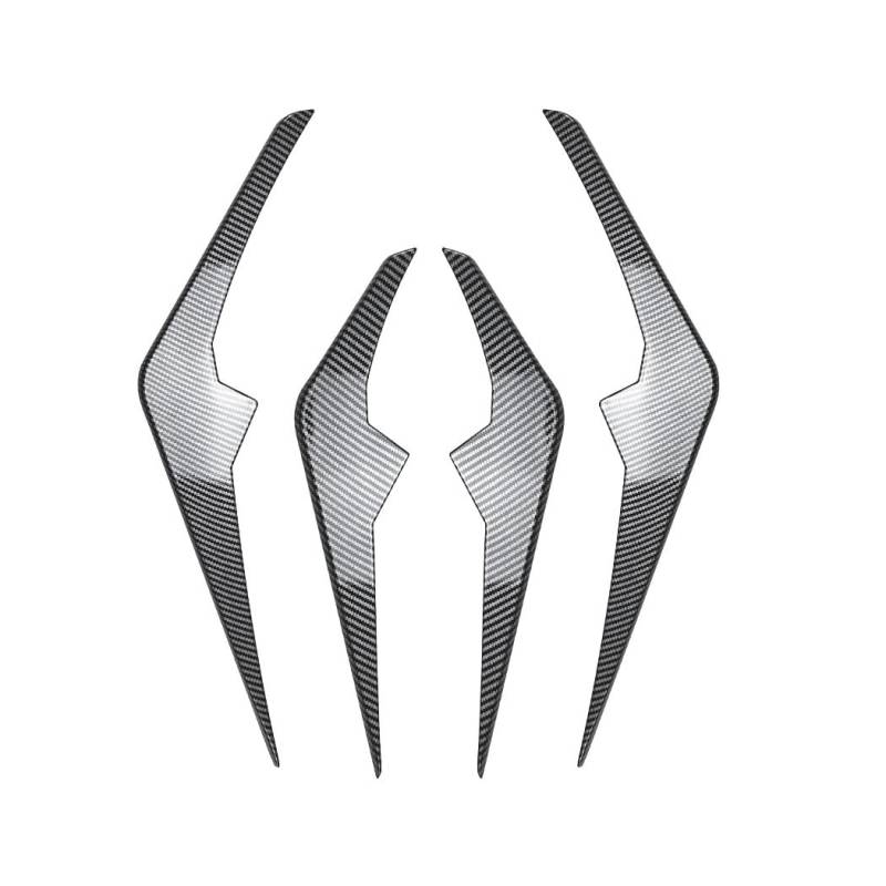 Auto Frontstoßstange Frontspoiler Für X6 Für G06 Für LCI 2023 2024 2025 Auto Frontstoßstange Splitter Seitenspoiler Entlüftungswindmesser Body Kits Zubehör(Fiber Look) von SISAWUEU