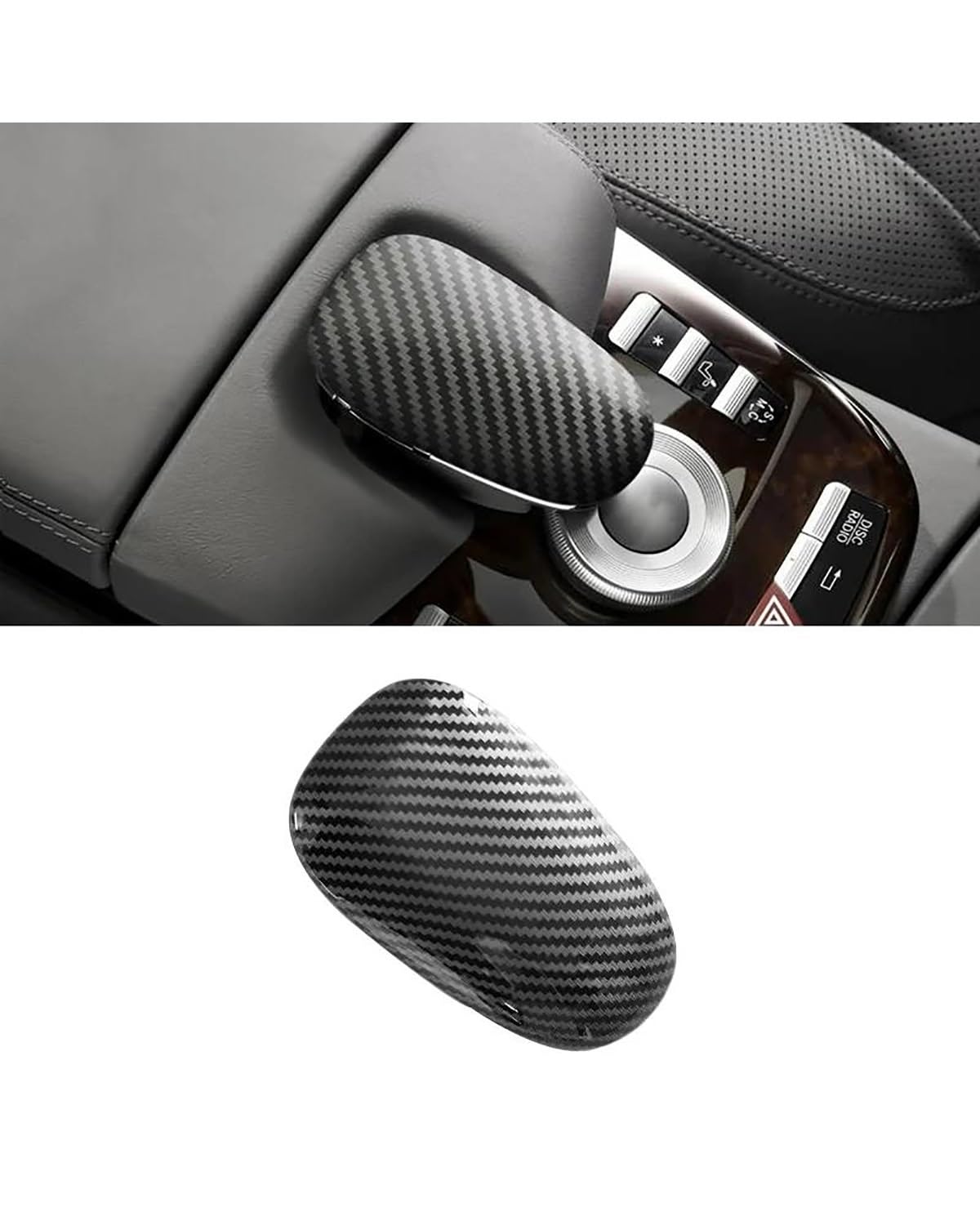 Center Console Panel Dekoration Für Benz Für S Klasse Für W221 2008 2009 2010 2011 2012 Auto Center Console Armlehne Box Schlüssel Pad Abdeckung Trim(A-B) von SISAWUEU