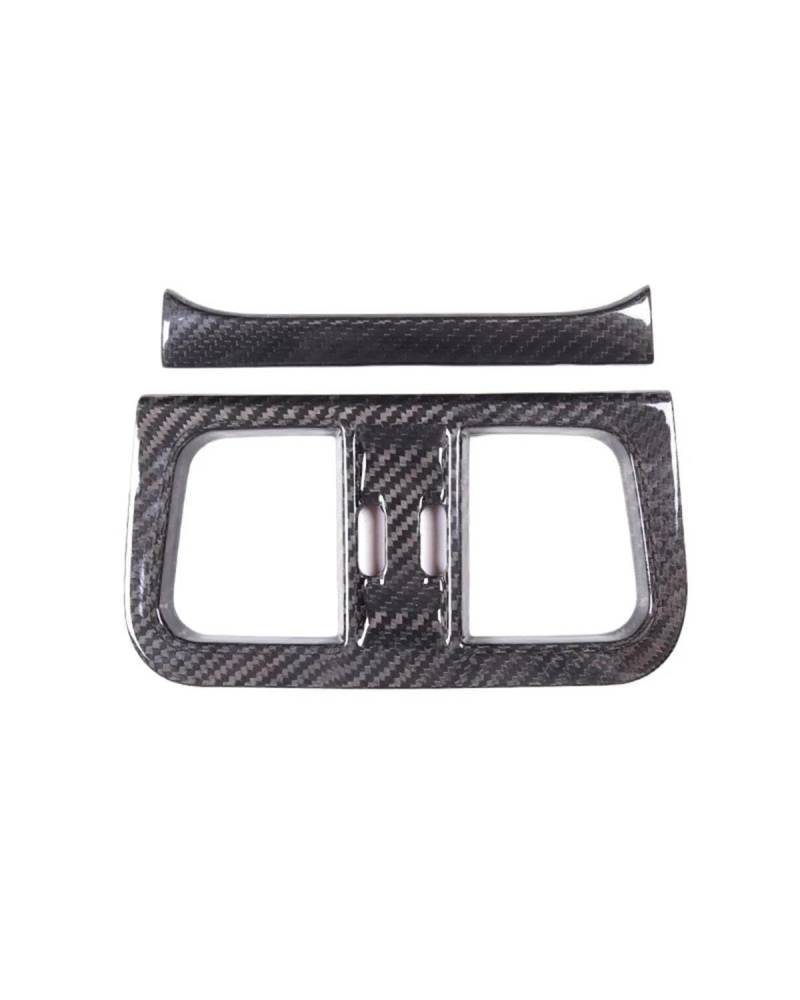 Center Console Panel Dekoration Für Maserati Für Grecale 2022 2023 Trockenen Auto Hinten Air Outlet Vent Rahmen Abckung Trim Aufkleber Zubehör von SISAWUEU