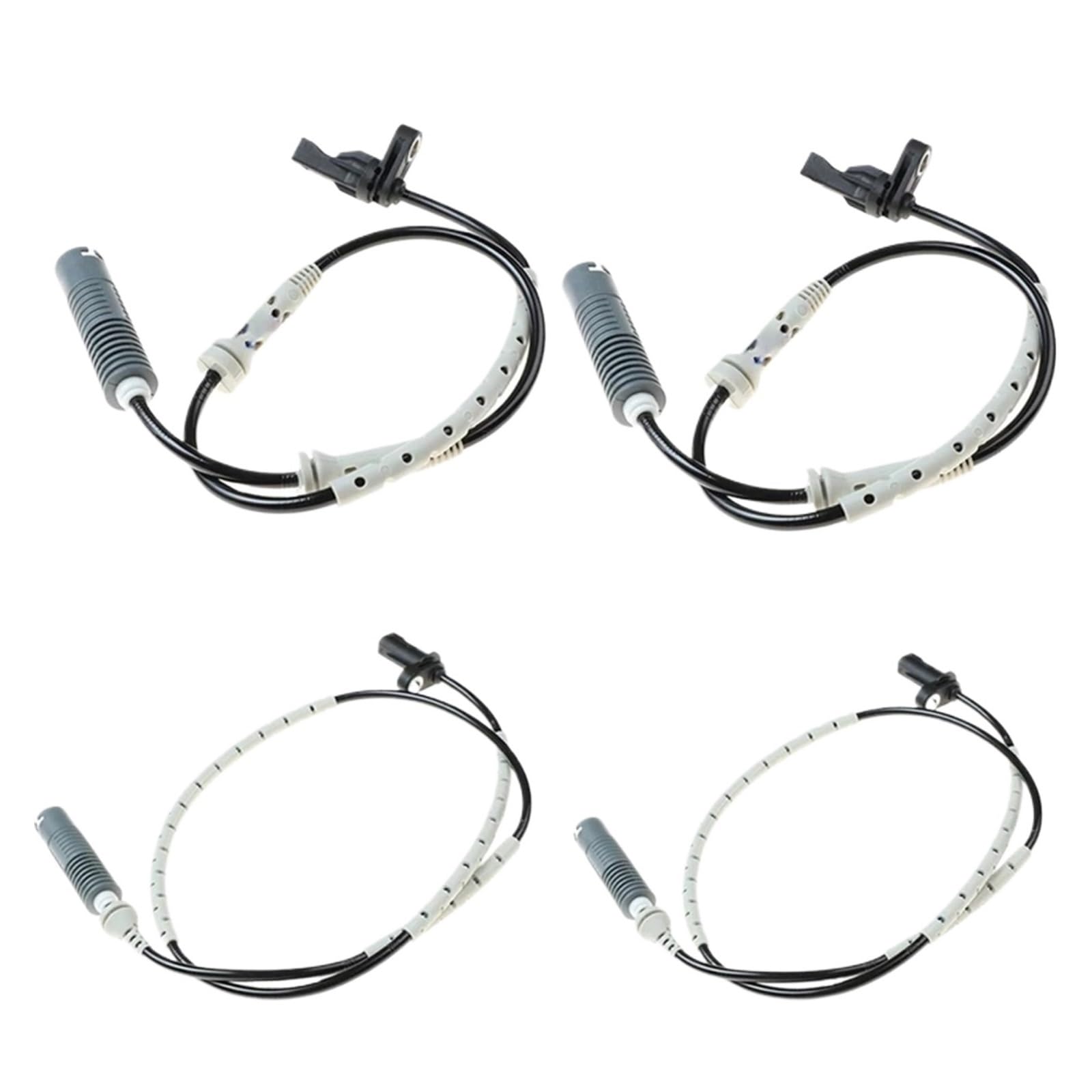 Für 128i 323i 325i 328i 330i 335d 34526760424 34526760425 Auto ABS Rad Geschwindigkeit Sensor 34526870075 34526870076 34526785021(1Set) von SISAWUEU