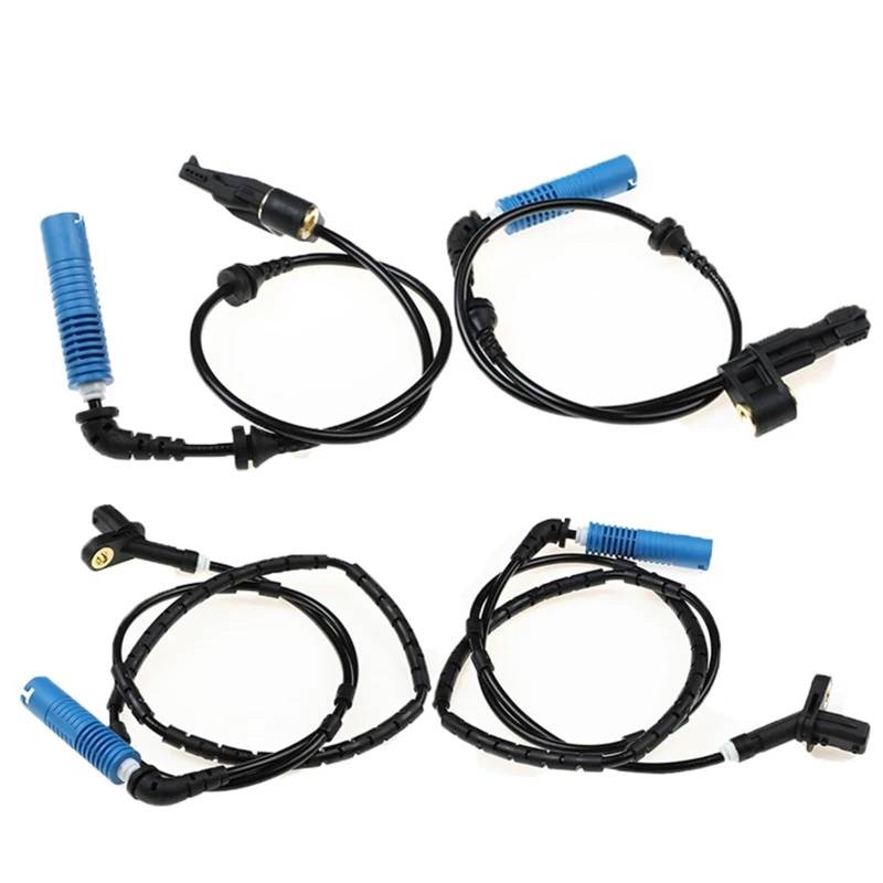 Für E46 316 318 320 330 Z4 E85 E86 Vorne Hinten Links Rechts ABS Rad Geschwindigkeit Sensor 34526752681 34526752682 34526752683(4 pc) von SISAWUEU